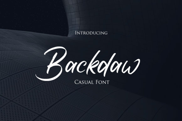Backdaw: A Handwritten Font for Elegant Editorial Design