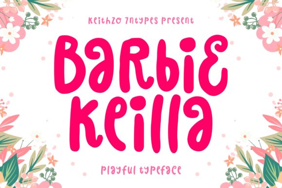 Bring Charm to Your Creations with Barbie Keilla Font