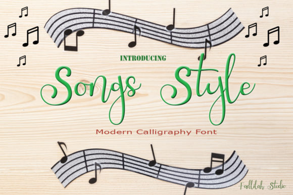 Bring Elegance to Your Handmade Creations with Songs Style Font