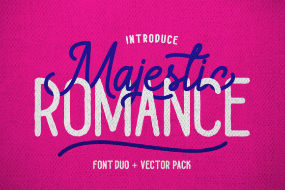 Bring Your Creations to Life with Majestic Romance Font