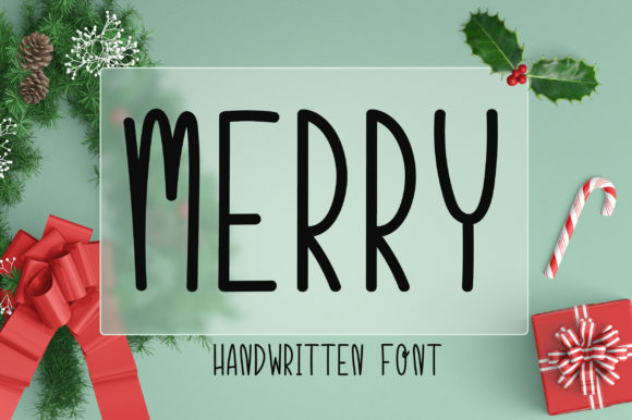 Discover Merry: A Sweet Handwritten Font for Crafters