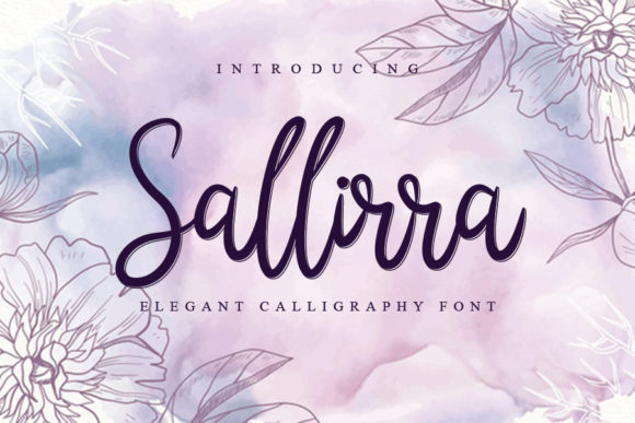 Discover the Elegance of Sallirra: A Versatile Handwritten Font
