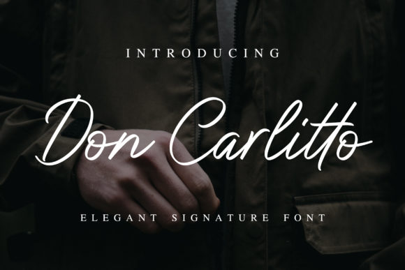 Don Carlitto: A Charming and Elegant Script Font for Editorial Design