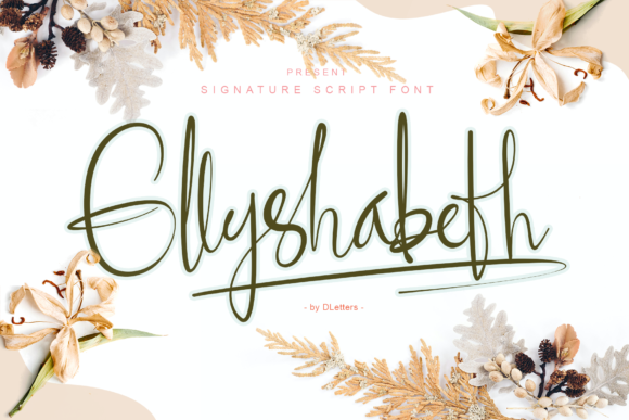 Ellyshabeth: A Graceful Script Font for Elegant Branding