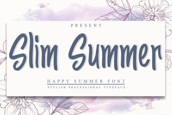 Enhance Your Brand with Slim Summer Font