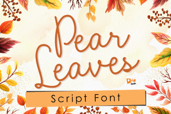 Enhance Your Campaigns with the Elegant Pear Leaves Font
