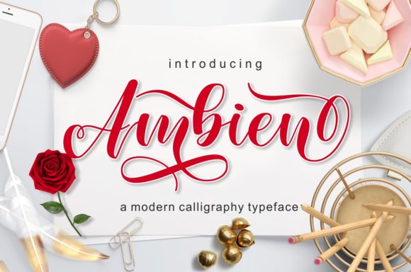 Enhance Your Web Design with Ambien, the Elegant Handwritten Font