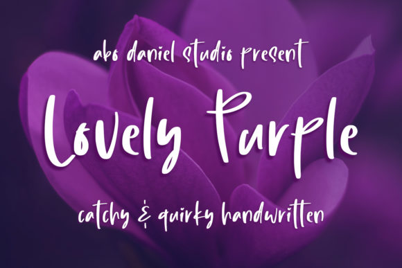Enhance Your Web Design with Lovely Purple Font