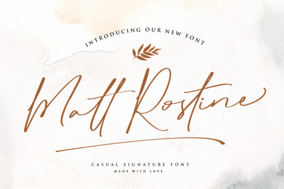 Enhance Your Web Design with Matt Rostine Font