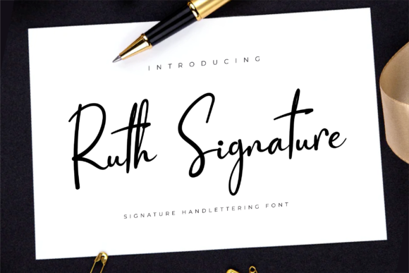 Enhance Your Web Design with Ruth Signature Font