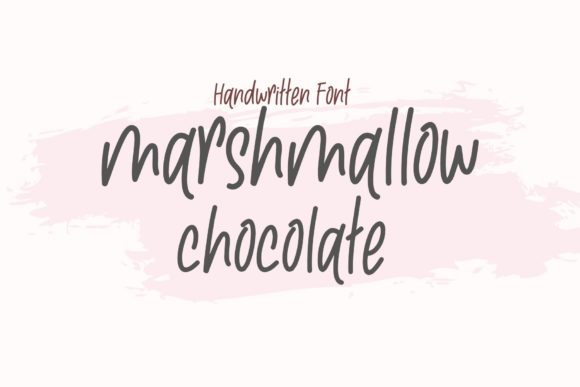 Marshmallow Chocolate: A Sweet Handwritten Font for Web Design