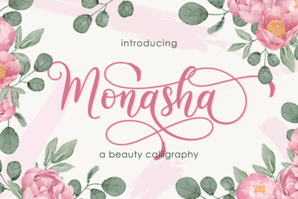 Monasha: Elevate Your Campaigns with This Elegant Font