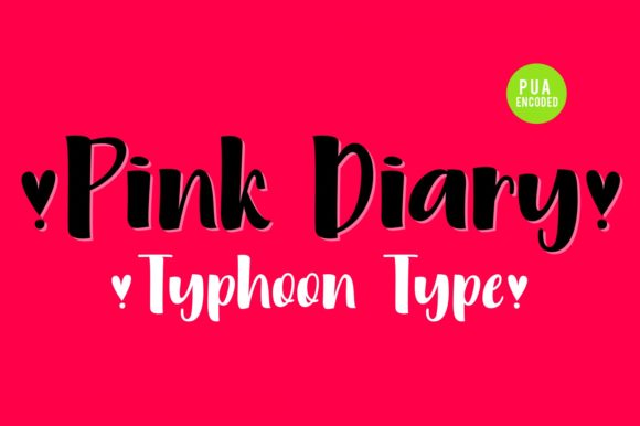 Pink Diary: A Handwritten Font for Polished Branding