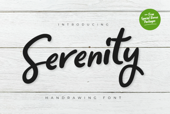 Serenity: A Handwritten Font for Elegant Branding