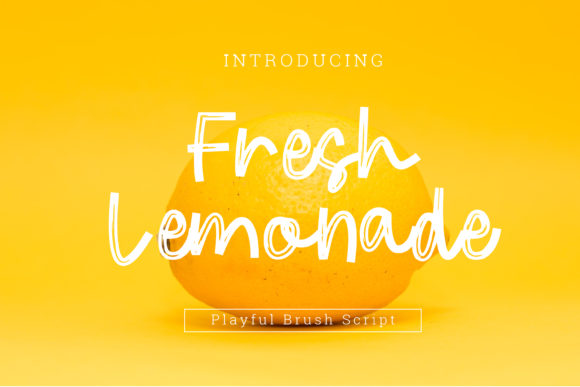 Transform Your Brand with Fresh Lemonade Font