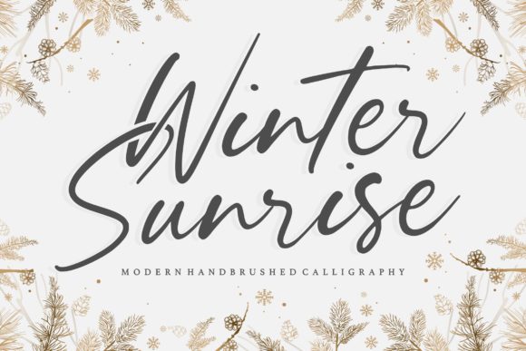 Winter Sunrise: The Perfect Font for Your Next Campaign